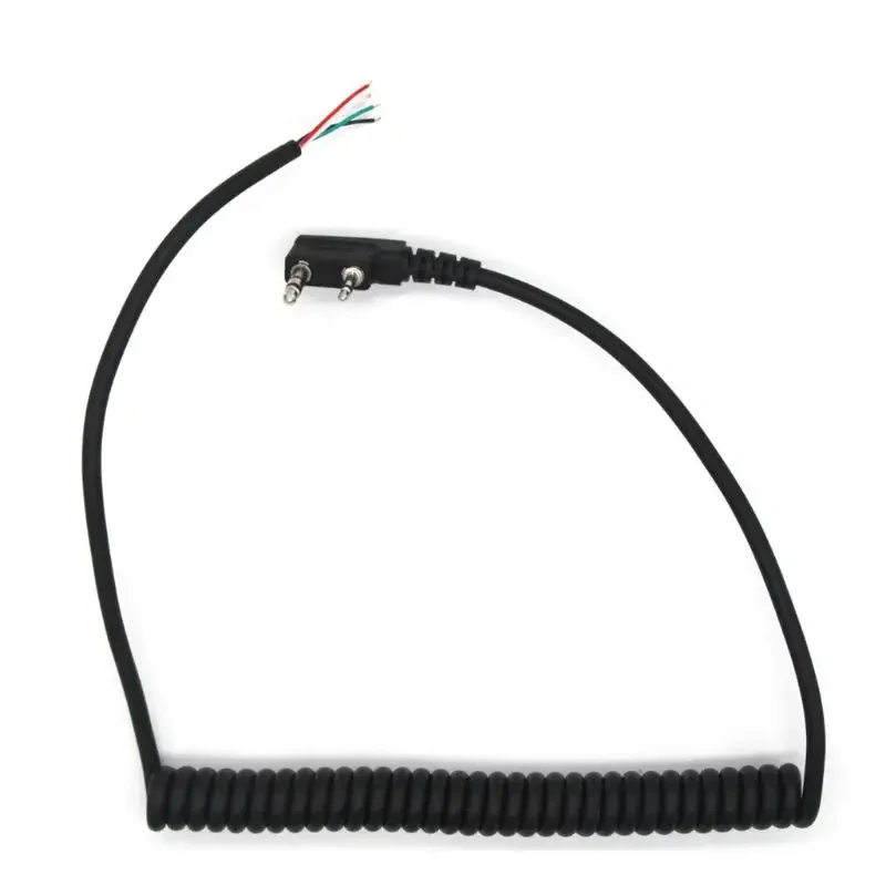 

New Walkie Talkie Speaker Cable Durable Wear Resist 70cm Speaker Mic Wire for Baofeng UV5R for Kenwood TK-240 Linton
