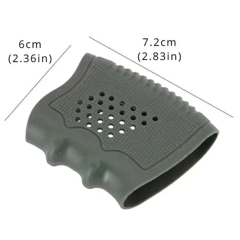 1PC Anti-Slip Molle Rubber Protect Cover Grip Glove Molle Grip Soft Rubber Anti Slip Sleeve Hunting Accesories