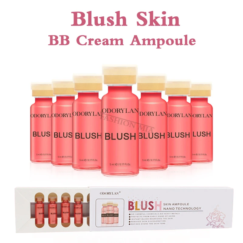 كريم أساس دائم من كريم بي بي ، مجموعة خلاصة الأمبولة ، كونسيلر طبيعي ، أساس متوهج ، أحمر خدود كوري ، 5 ✨