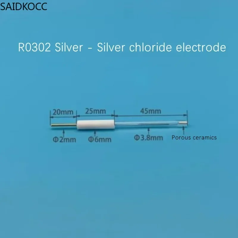 

SAIDKOCC Ag / AgCl reference electrode. R0302 / R0303 silver chloride electrode. Detachable silver chloride electrode