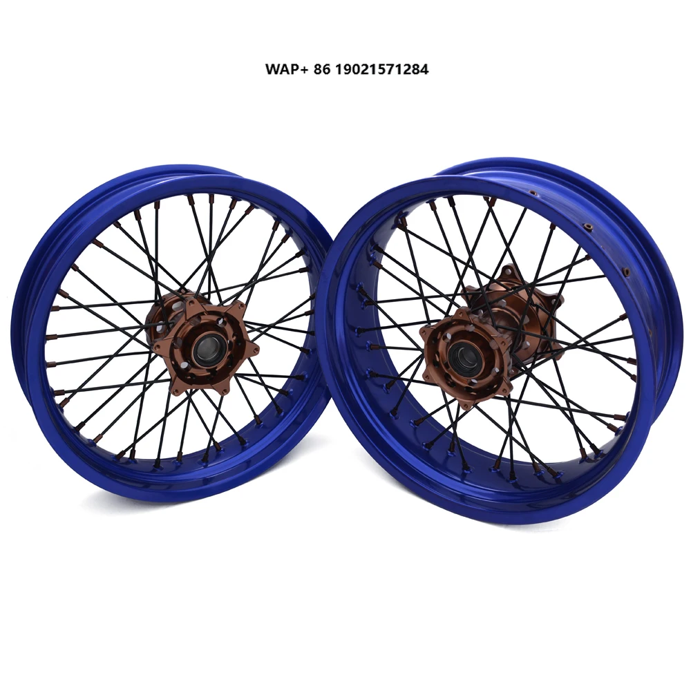 

Wholesale Price Motorcycle Front Back Wheel Rims Set for Motor Supermoto