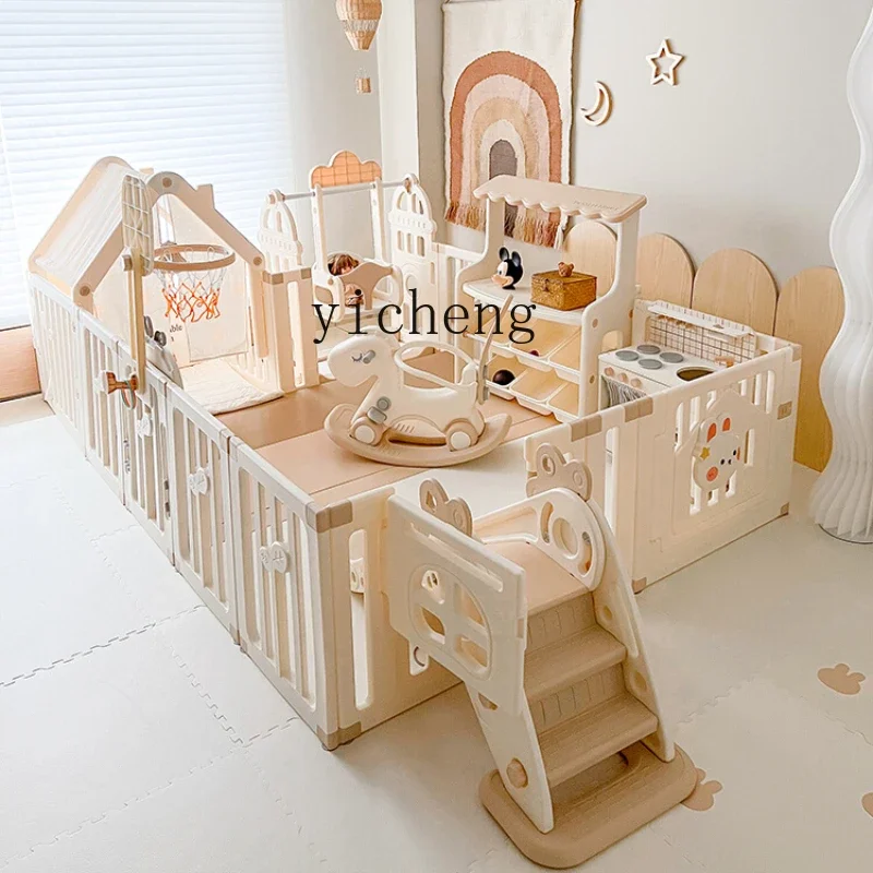 

XL игровой забор, напольный детский коврик для ползания, защитная решетка для дома