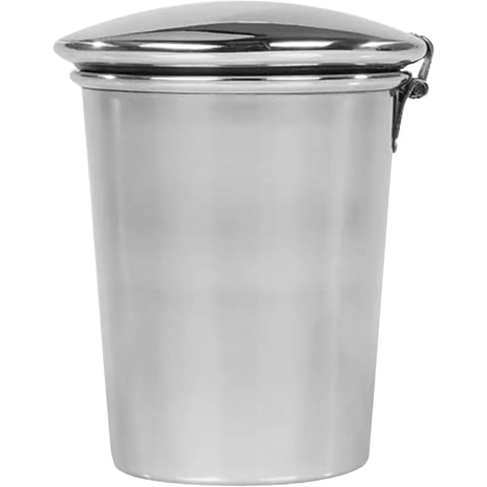 

Portable Stainless Steel Car Ashtray with Spring Clip Fits All Cigars Travel Accessory