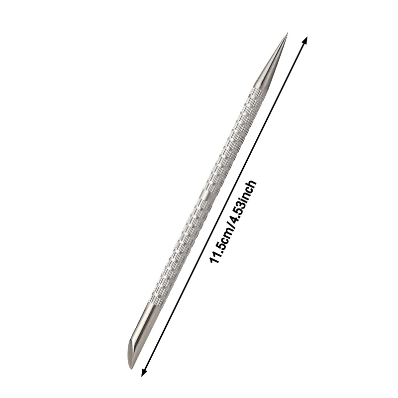 لمسمار الفن مانيكير أدوات مسمار الفن البولندية هلام مزيل مانيكير العصي أداة مزدوجة نهاية بشرة من الفولاذ المقاوم للصدأ انتهازي