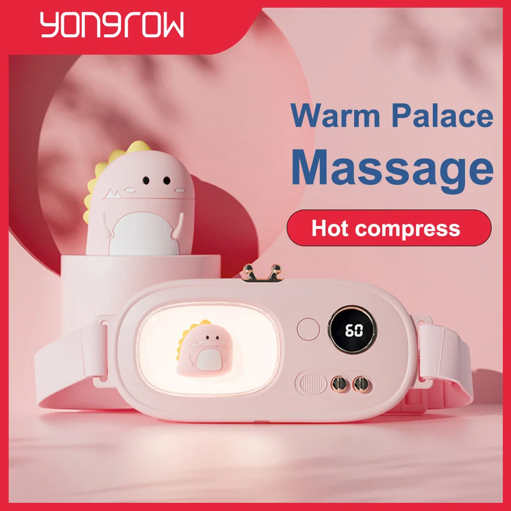 

Relieve Menstrual Pain Abdominal Heating Massage Warm Palace Belt Electric Heating Uterus Acupoints Vibrating Massage The Waist!