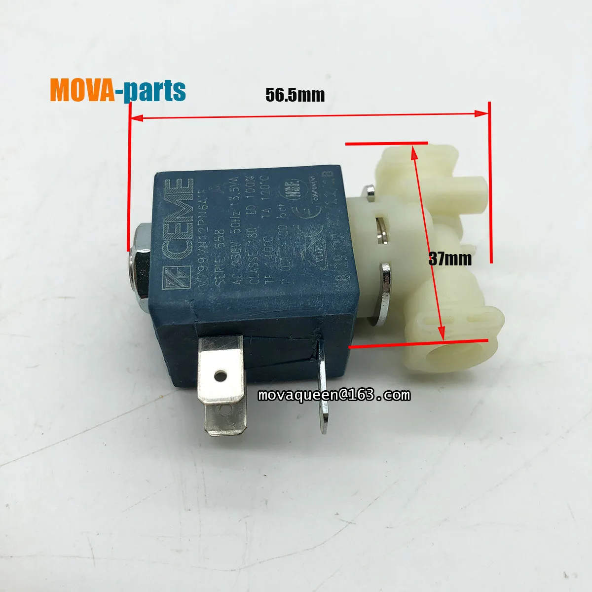 Espresso Machine Steam Cleaner Spare Parts Normally Closed AC220V SERIE 558 0.1-20bar V799VN12PN6AIF V799 Solenoid Valve