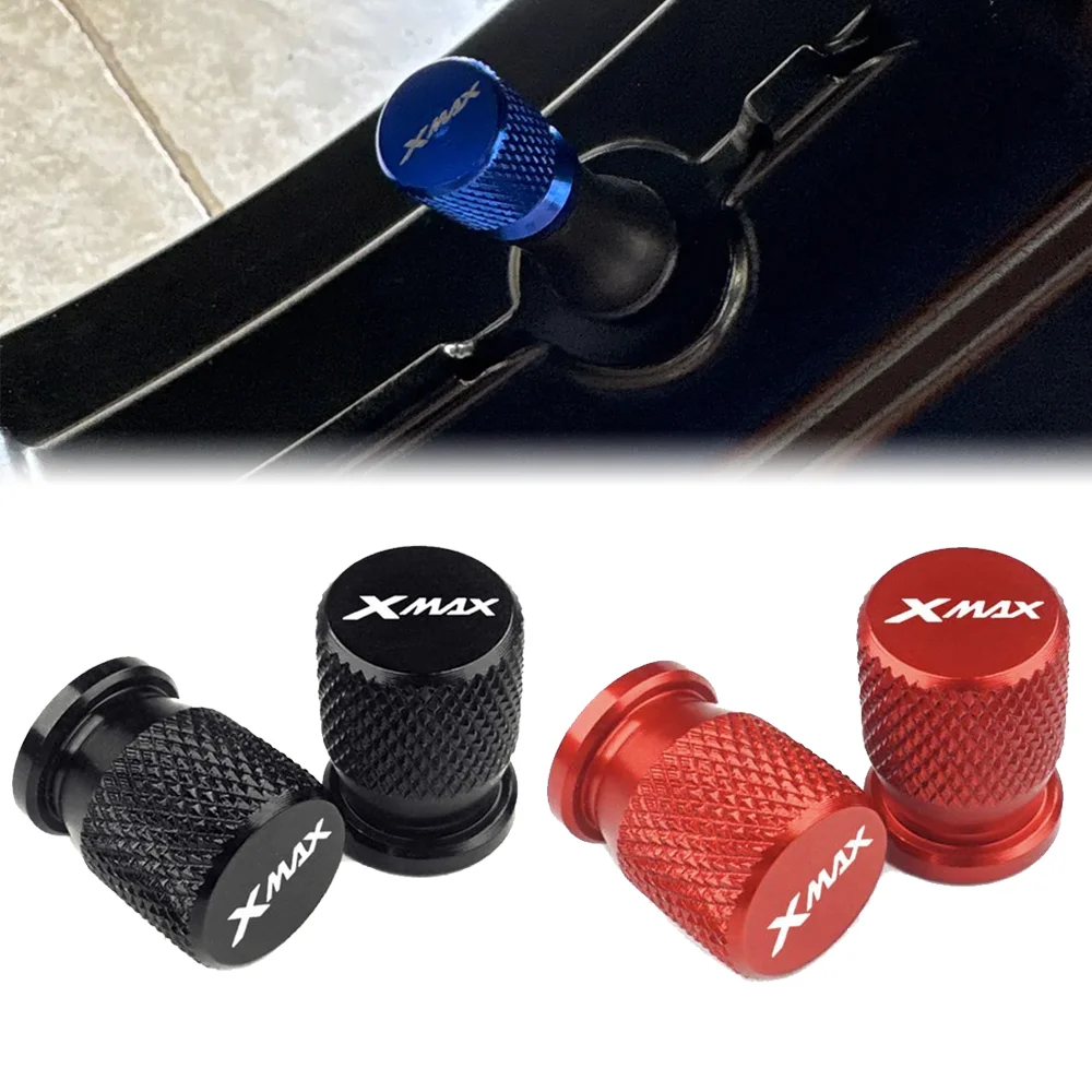 

CNC Aluminum Tire Valve Air Port Stem Cover Caps For YAMAHA XMAX X MAX X-MAX 300 400 125 Xmax300 Xmax250 Xmax125 XMAX400