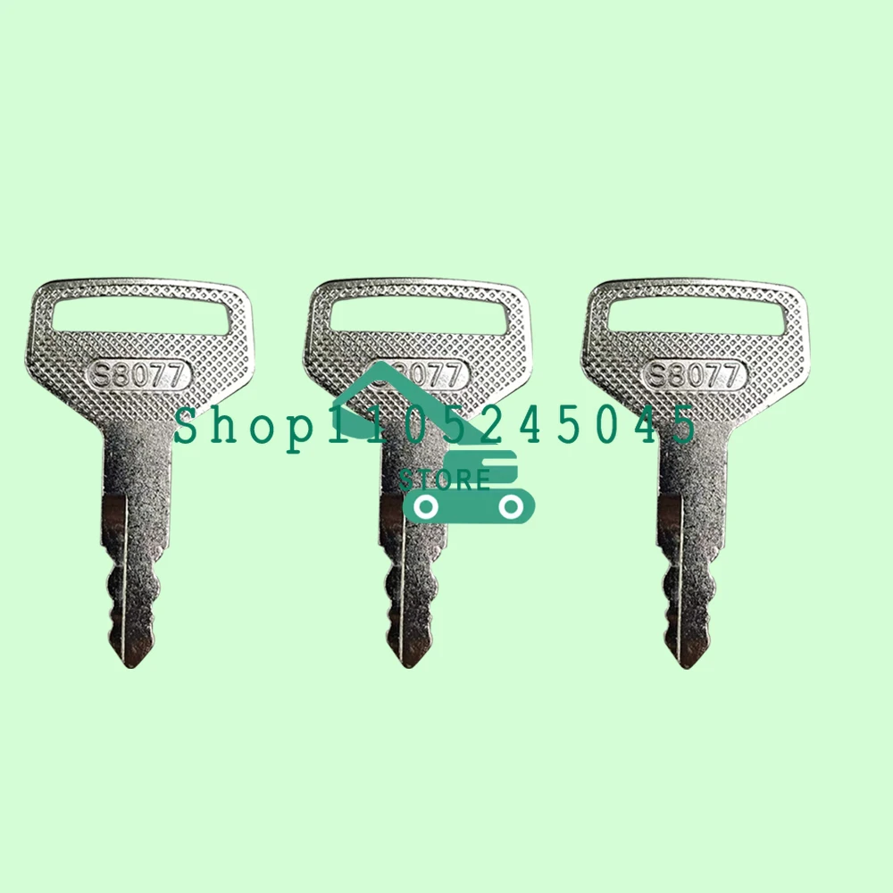 20pcs S8077 Ignition Starter Keys 36919-75190 for Kubota Tractor RTV1100 M Series Tractor