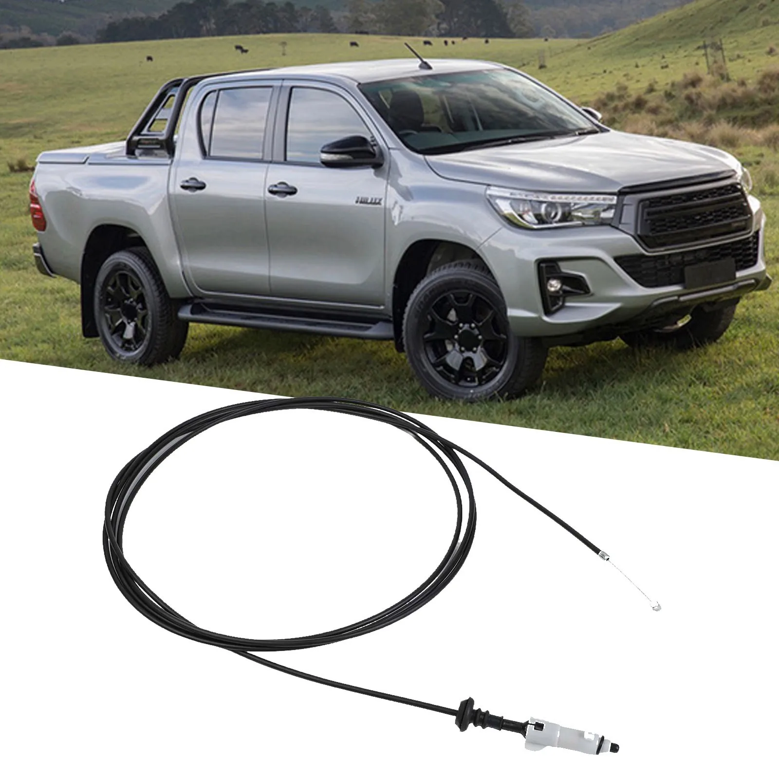 Fuel Tank Lid Release Cable 77035-0K130 for Toyota Hilux REVO 2015-2023 Replacement Gas Door Flap Opener Wire 770350K130