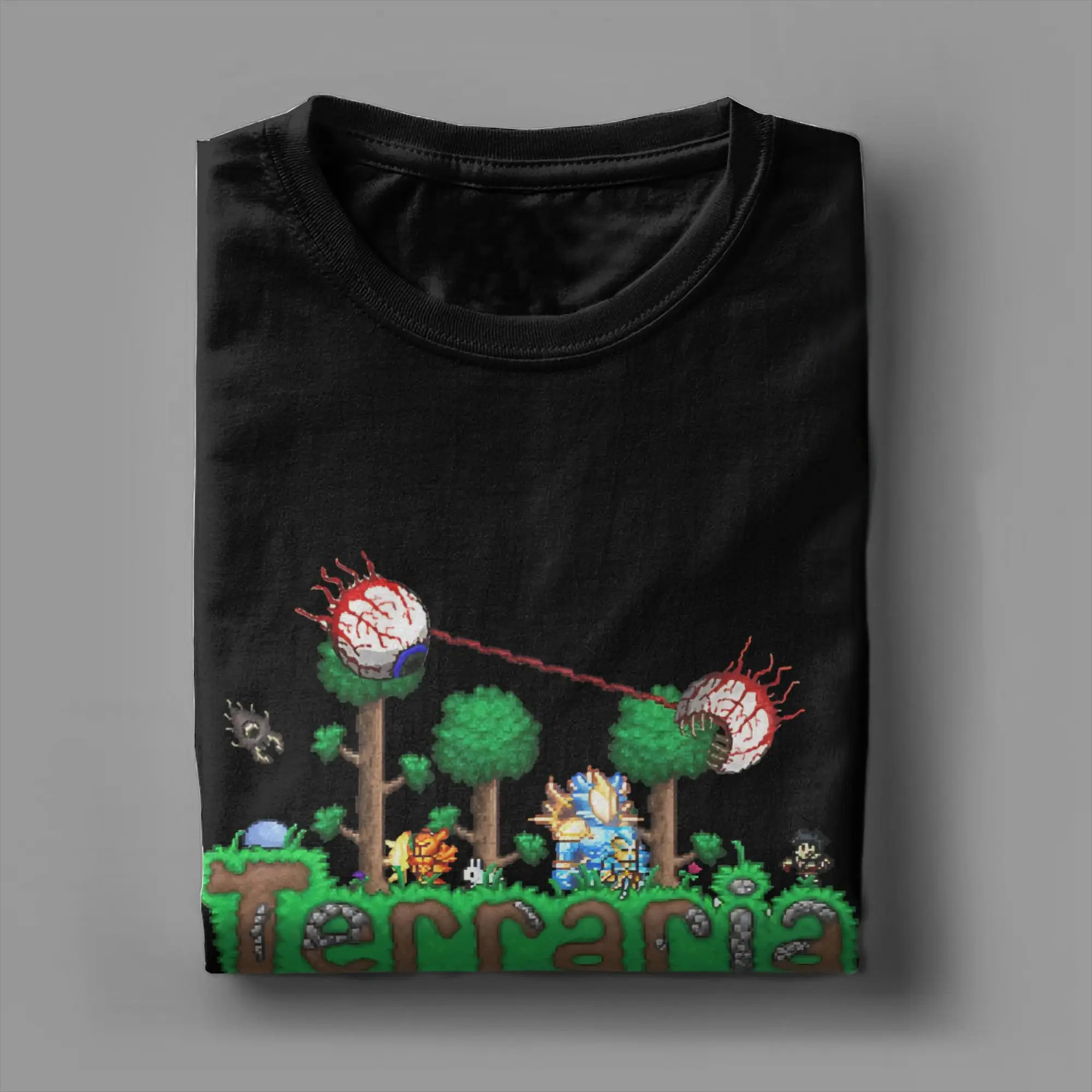Terraria Game New Arrival T Shirt for Men Women  Pure Cotton  Tee Shirt Clothes