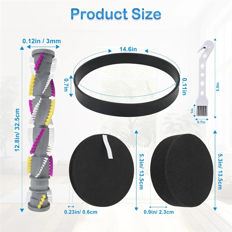 BAAM-peças de reposição para bissell cleanview giratório crosswave pet vácuo 2252 2254 2486 2489 2488 2252 3197a 3198