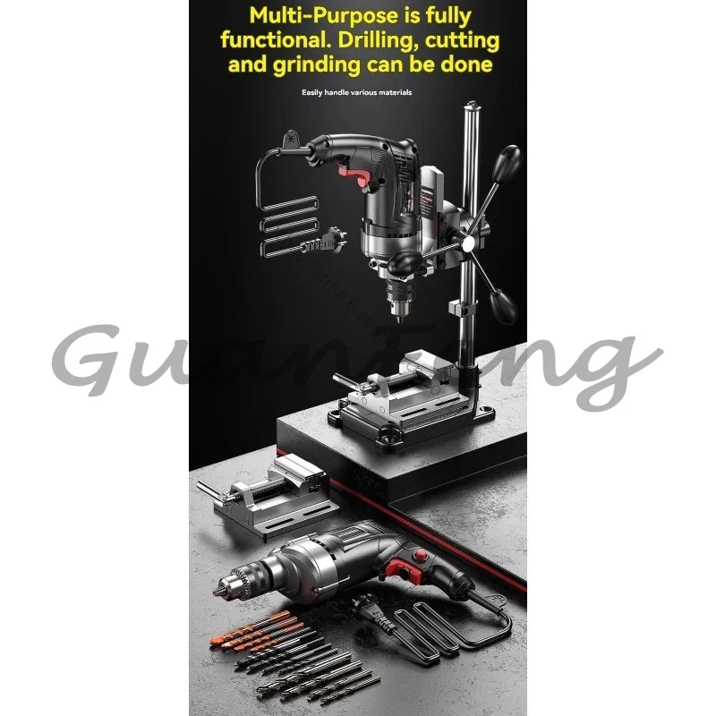 Multifunctional small table drilling machine table drill bracket electric drill bracket high precision