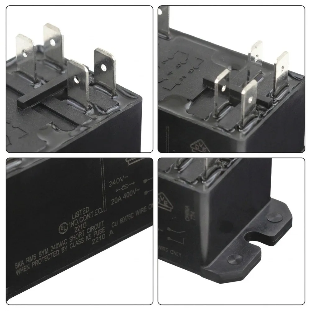 120 240V Coil 30A Relay for maximum Switching Current 30A For Replacements And Upgrades 30A Relay For Electrical Control