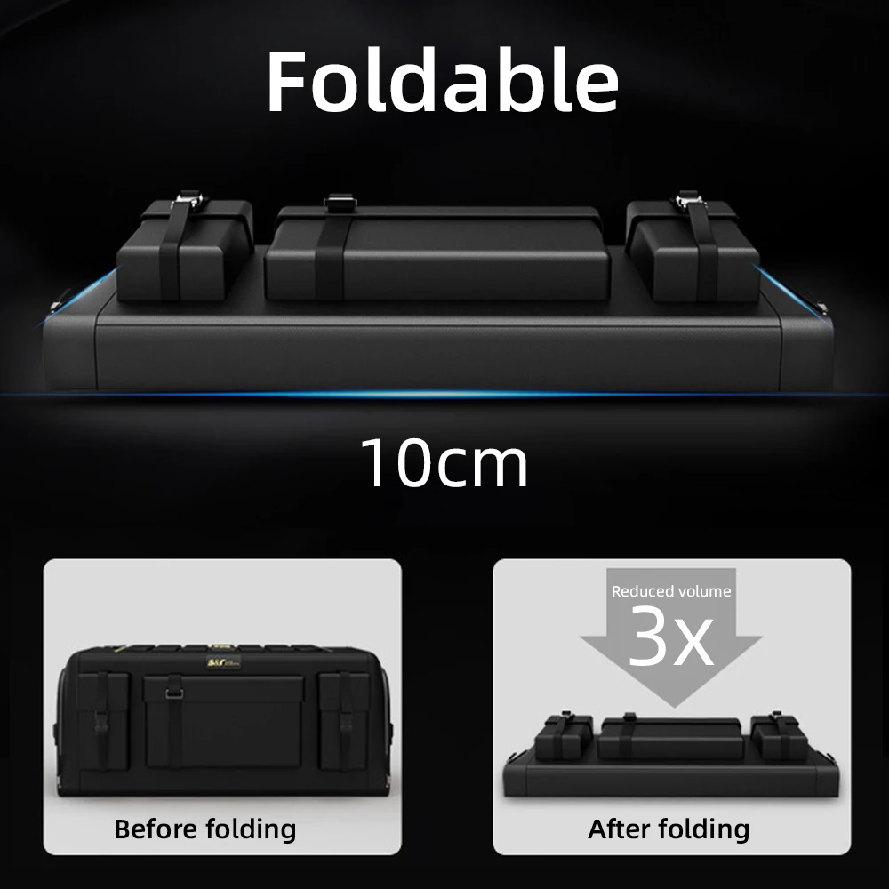Car Trunk Organizer Box Large Capacity Auto Multiuse Tools Storage Bag Oxford Cloth Folding for Emergency Storage Box