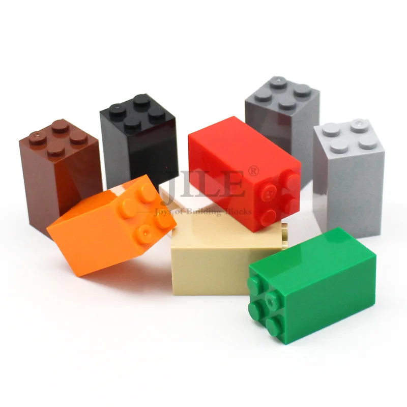 10pcs Moc Brick 2x2x3 30145 DIY Building Blocks Creation Construction Assembles Particles  Compatible Kids Puzzle Brain Toys