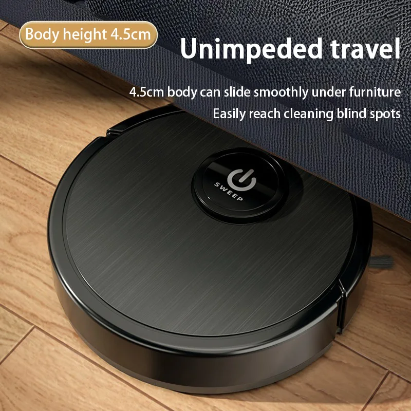 Smart Robot Vacuum Cleaner 3 in 1 Sweep Mop Auto Charge Strong Suction 6000Pa LDS Laser Navigation for Pet Hair Hard Floor