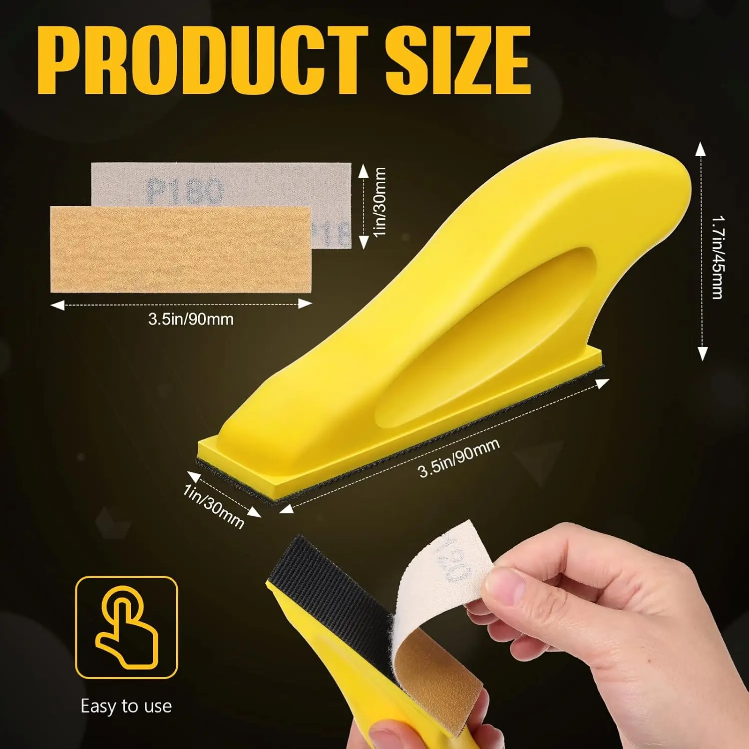 71PCS Micro Detail Sander Paper Kit with 3.5x1