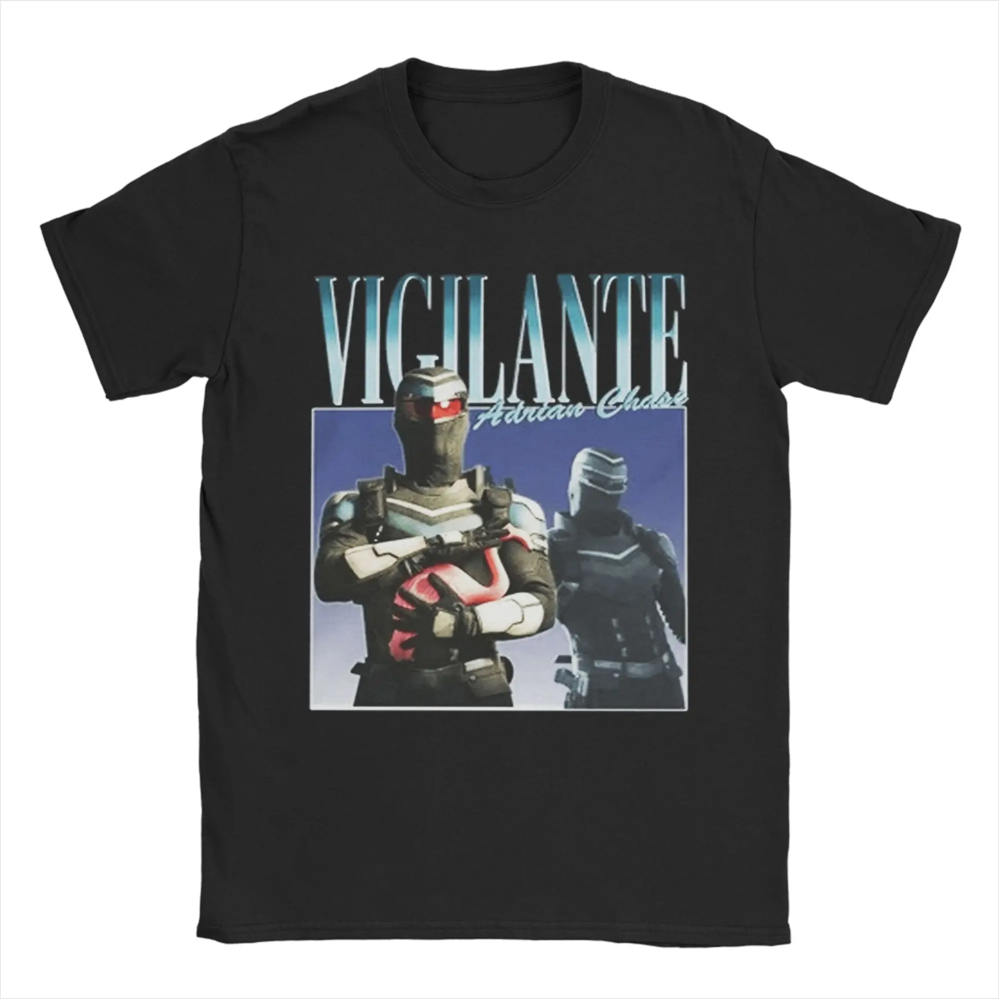 Camiseta Vigilante Peacemaker para homens e mulheres, 100% algodão, camiseta louca, gola redonda, manga curta, roupas plus size