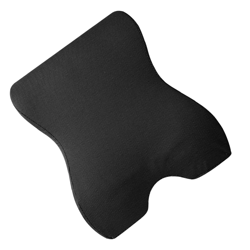 

Memory Foam Lumbar Support Cushion Black Cloth Office Car Seat Backrest Pillow Full Wheelchair Padding Ergonomic