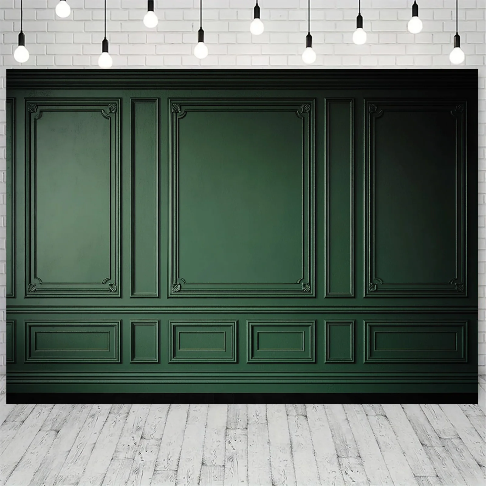 خلفية صورة بخط الجبس الأخضر، لا تحتاج إلى طاقة - مثالية للتصوير الفوتوغرافي في الاستوديو والذكرى السنوية والحفلات #2