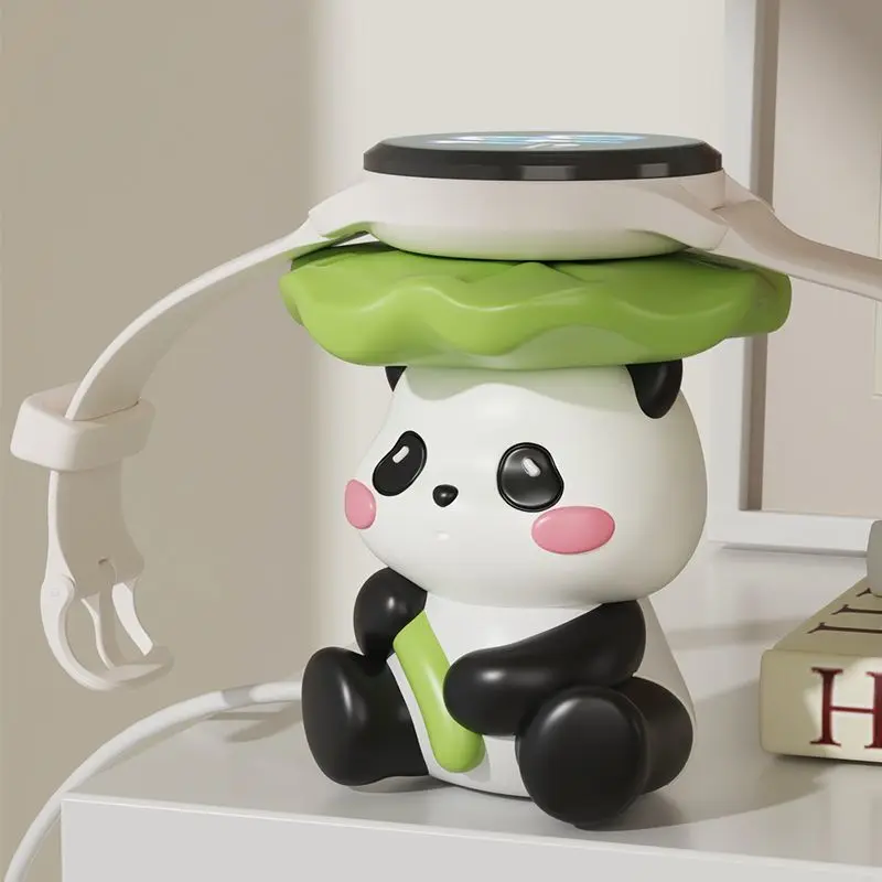 Kawaii Panda Apple Watch Charger Stand Creative Cute Panda Ornaments Figure Watch 8 7 6 5 4 3 2 Se Currency Charger Stand Gifts