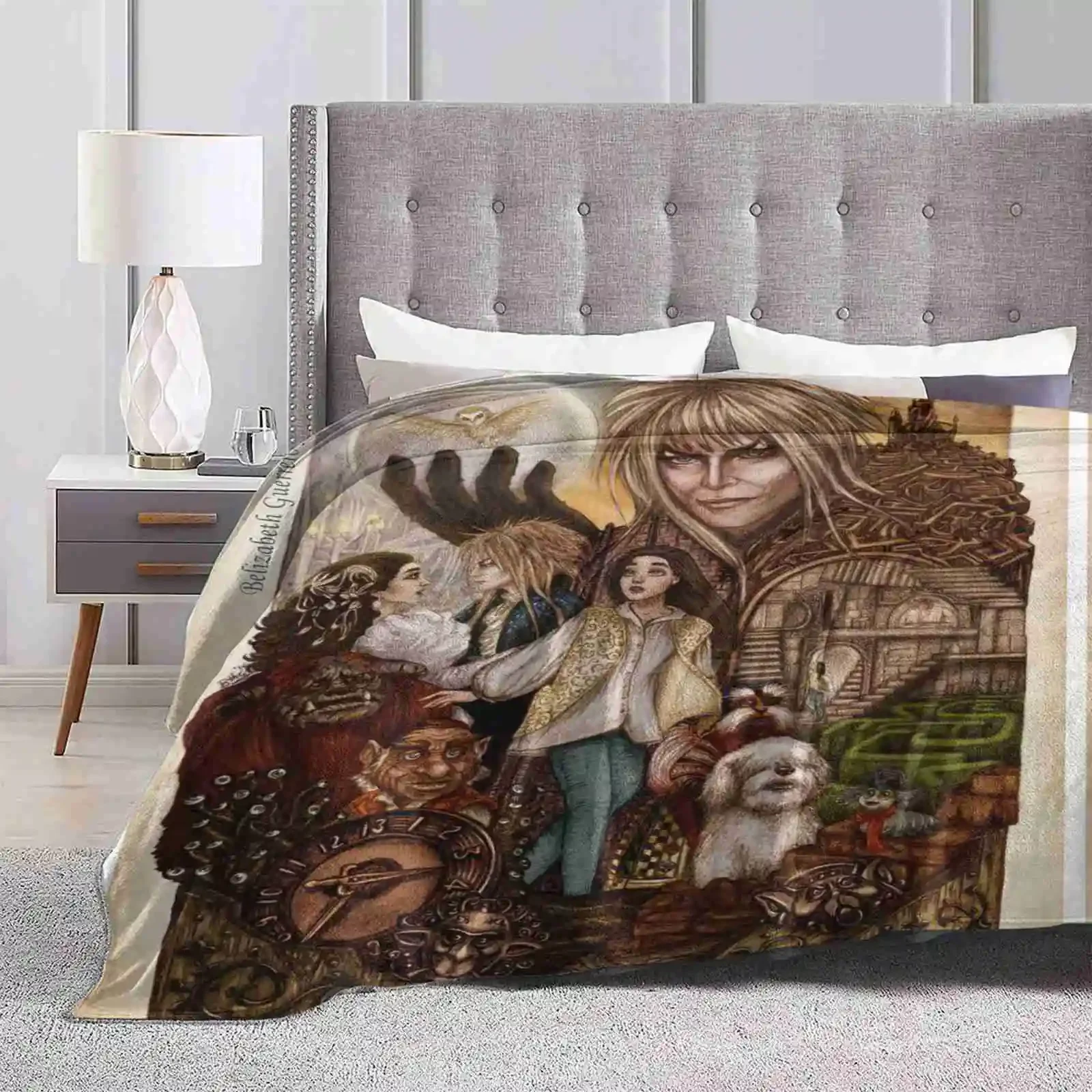 Labyrinth Top Quality Comfortable Bed Sofa Soft Blanket Sarah Ludo Goblins Inside Of The Labyrinth Fantasy Adventure Ambrosius