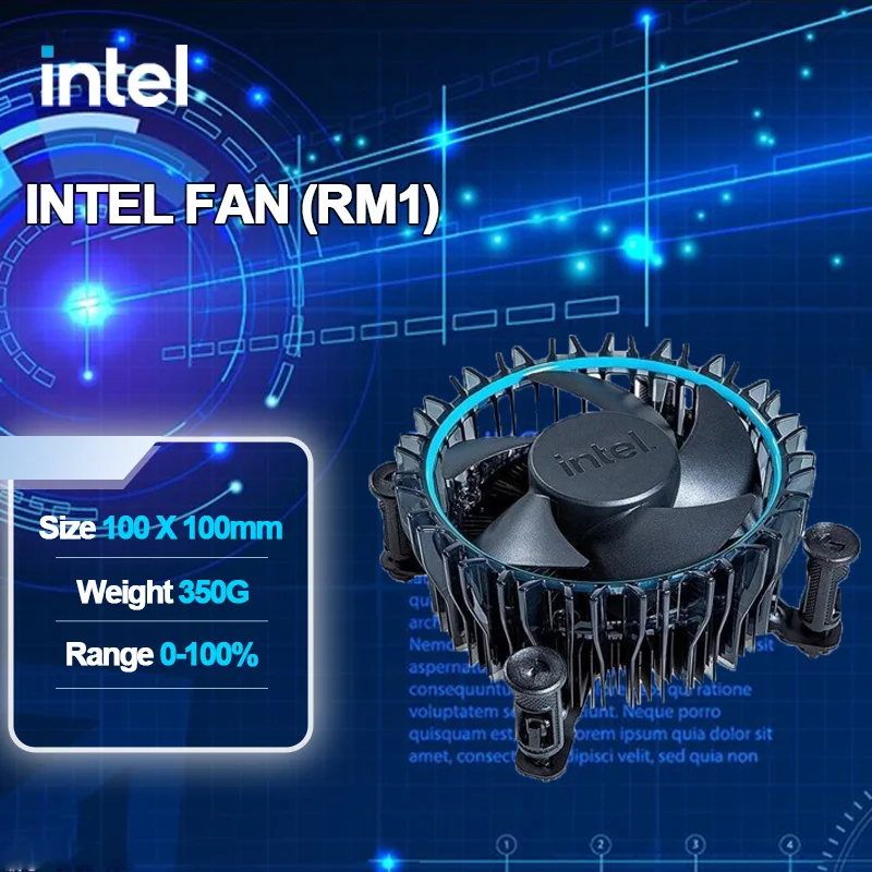 Оригинальный Новый кулер Intel, медный, алюминиевый, для настольного ПК, поддержка материнской платы LGA 1700, ЦП