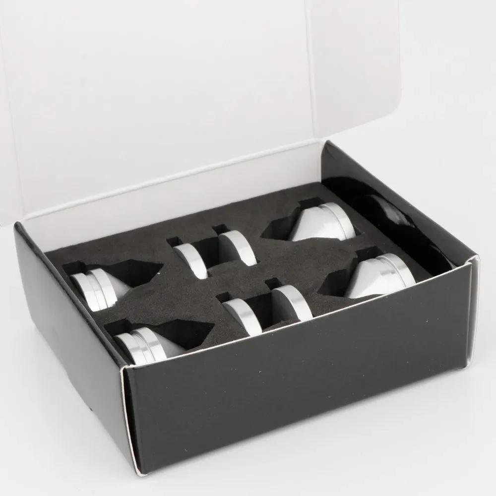 HiFi 4/8 Set 27*24MM Ammortizzatore Pad Colore Nero/Argento/Oro Supporti Piedi per Altoparlanti Audio Amplificatore SP2724S/B/G