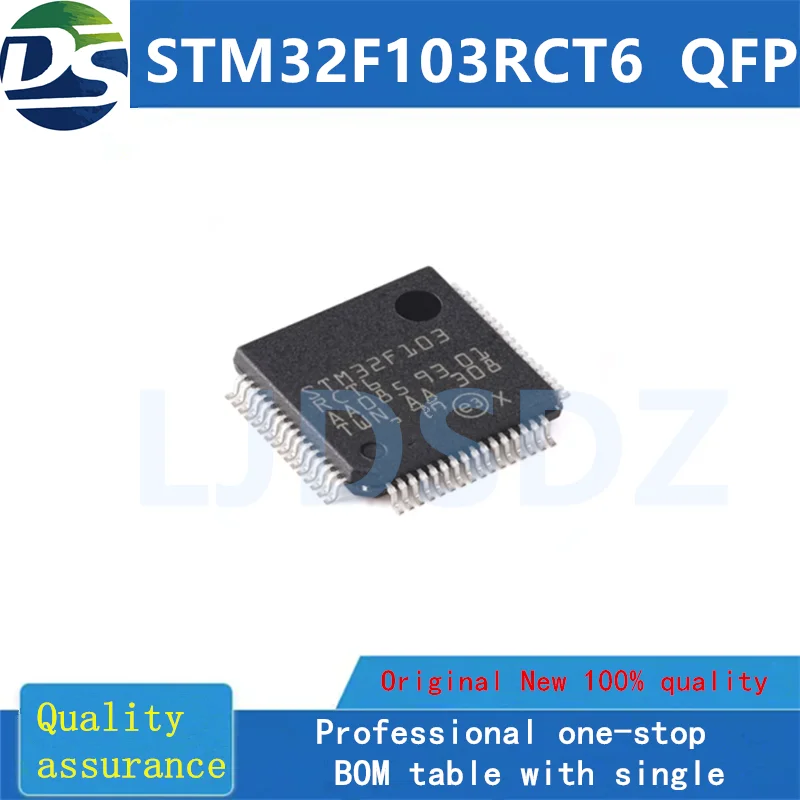 1 PÇS/LOTE  STM32F103RCT6 QFP  NEW  IN  STOCK