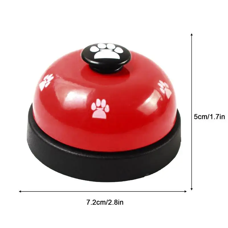 Dog Training Bell Dog Puppy Pet Potty Training Bells Call Bell Dog Cat Door Bell Tell Bell with Non-Skid Base Restaurant School