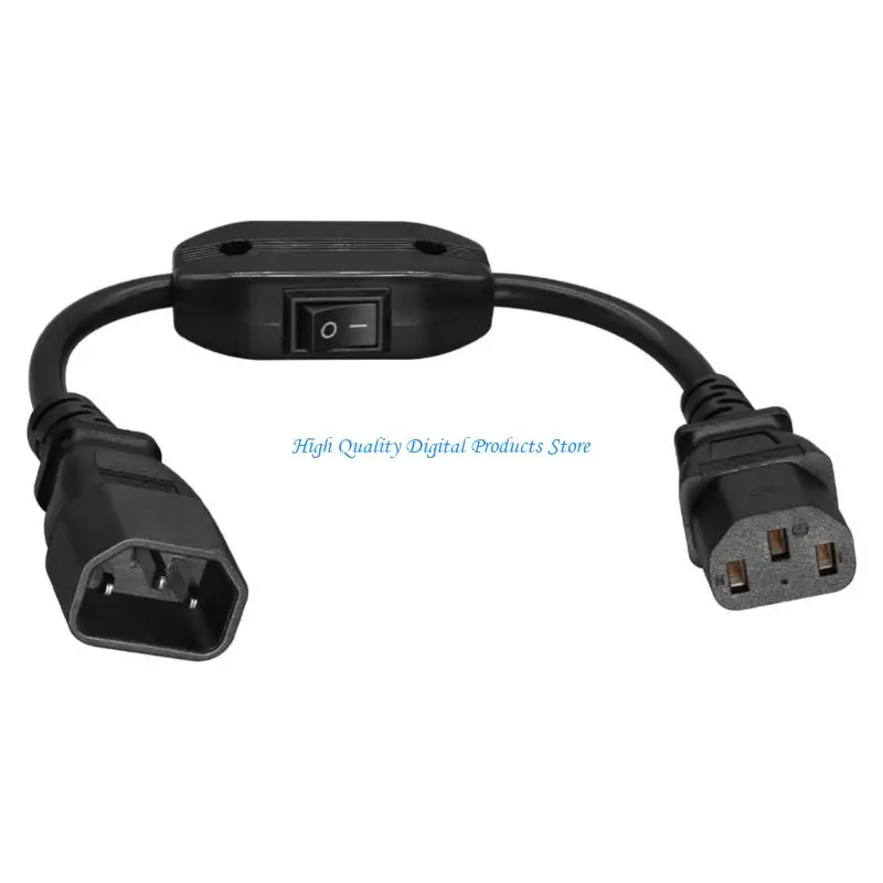 U2JE Flexible C14 to C13 Power Cord with Switches Computers Accessories for Servers