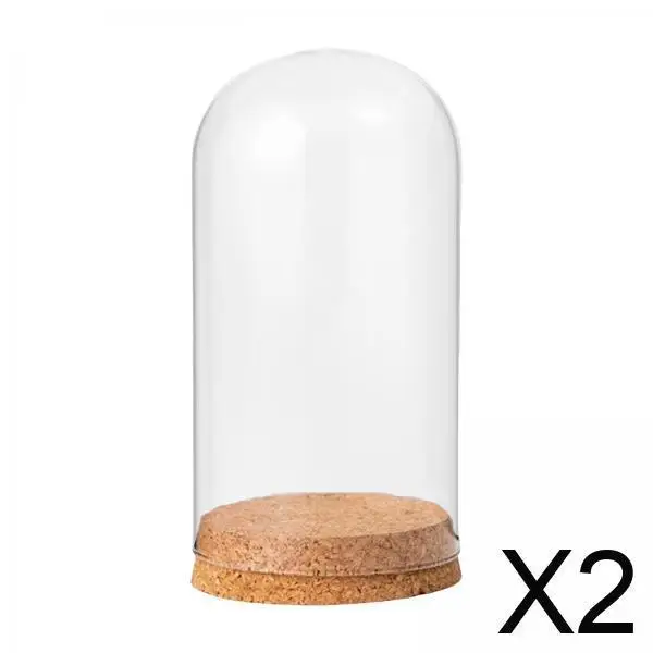 

Прозрачный стеклянный колпак-террариум для украшения обеденного стола, вечеринок и творческих поделок своими руками