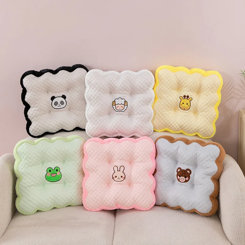 Kawaii плюшевая кукла, милая подушка из ледяных бобов для офисного стула, детский подарок на день рождения, Рождество, мягкая подушка для сидения для автомобиля, пола, студента