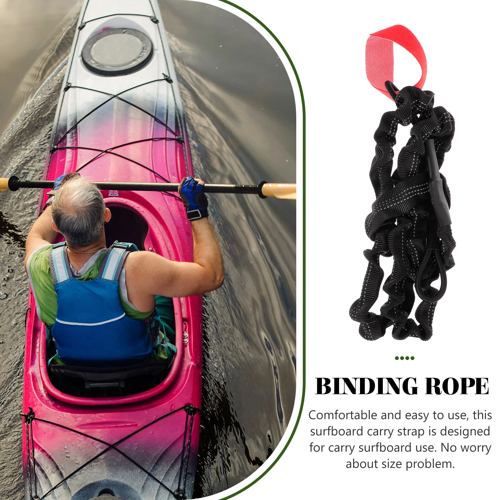 

Lightweight Nylon Adjustable Surfboard Carry Strap Professional Paddle Board Fixing Strap Portable Paddleboard Carrier Outdoor