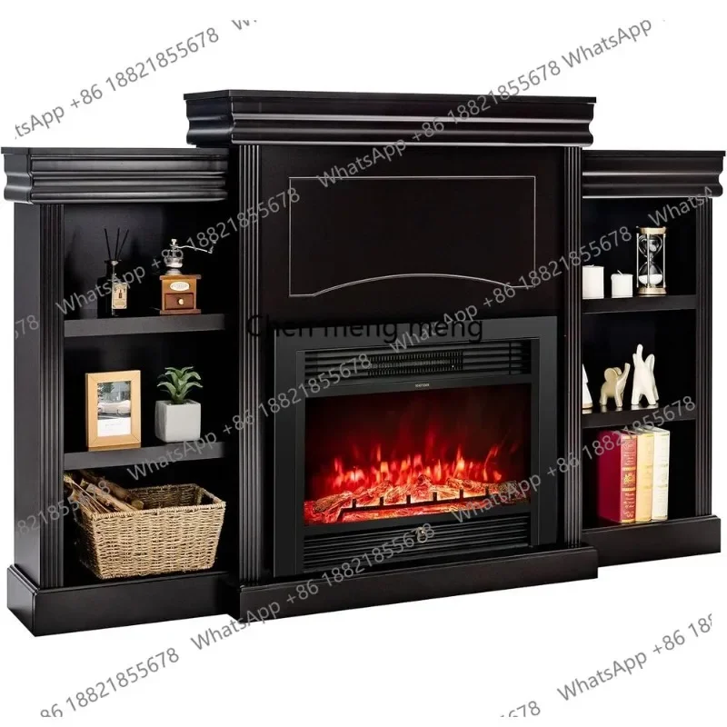 

Электрический камин zH70 с мощностью 750 Вт/1500 Вт, каминной полкой, книжными полками, пультом дистанционного управления, 28,5-дюймовым экраном, таймером на 1-8 часов, регулируемым пламенем