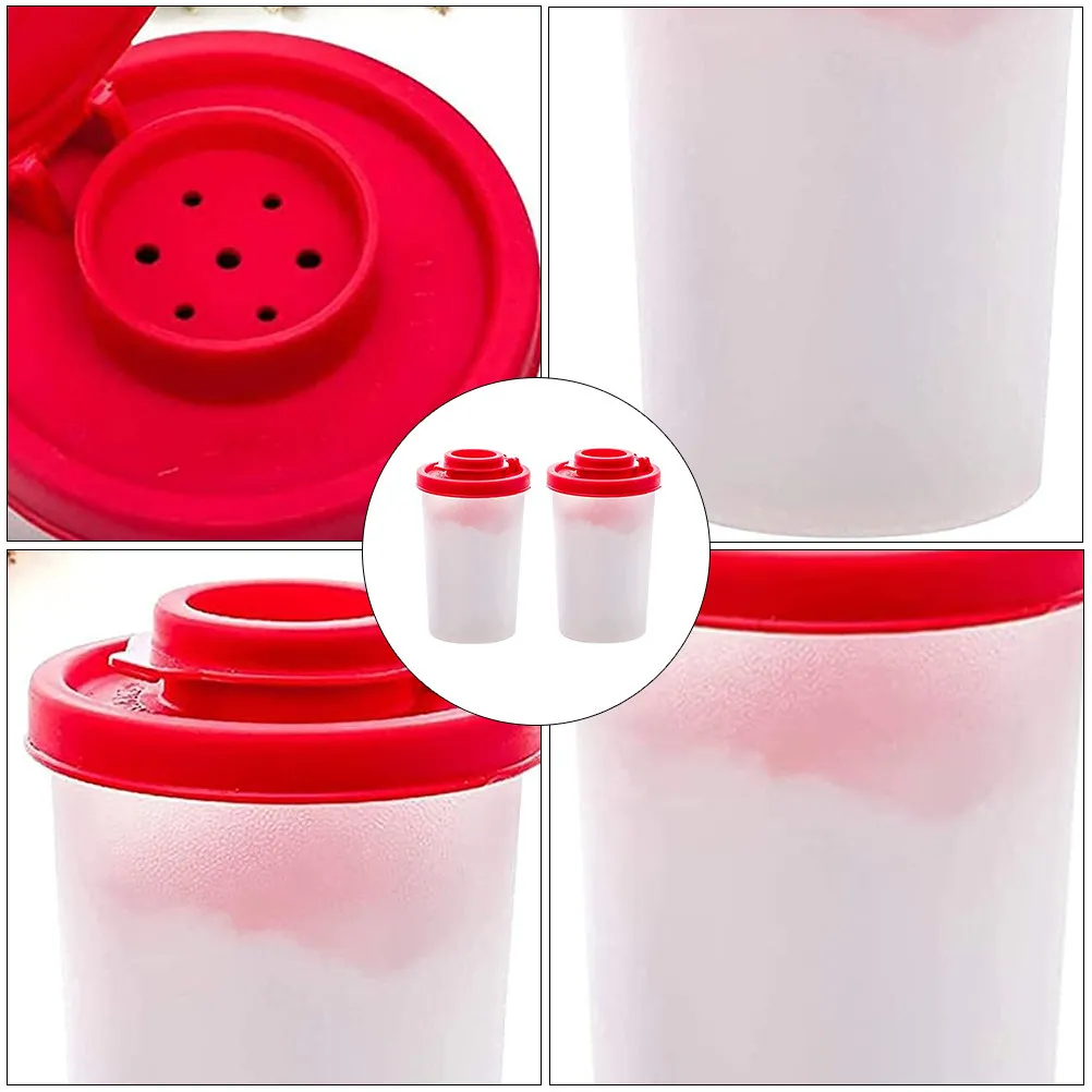 2Pcs Pepper Jars Dustproof Moistureproof Seasoning Containers Kitchen Supplies Portable Outdoor Spice Storage Bottles