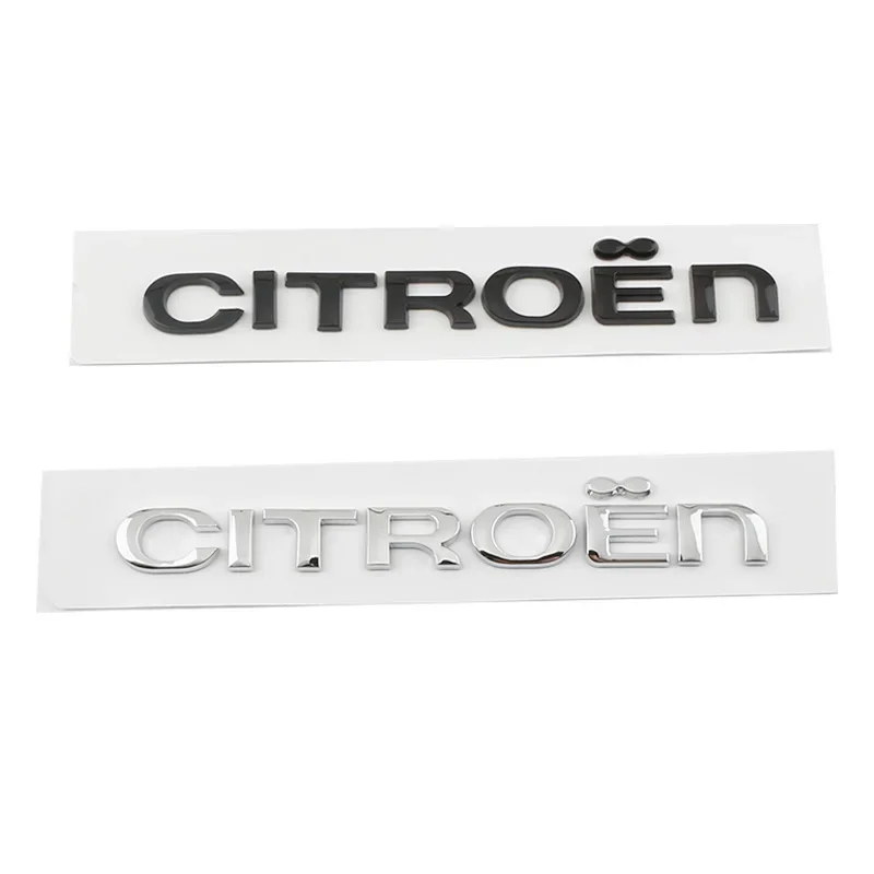 Insignia de emblema para maletero trasero de coche, calcomanía decorativa para logotipo de Citroen C5, pegatinas de automóvil, accesorios de modificación