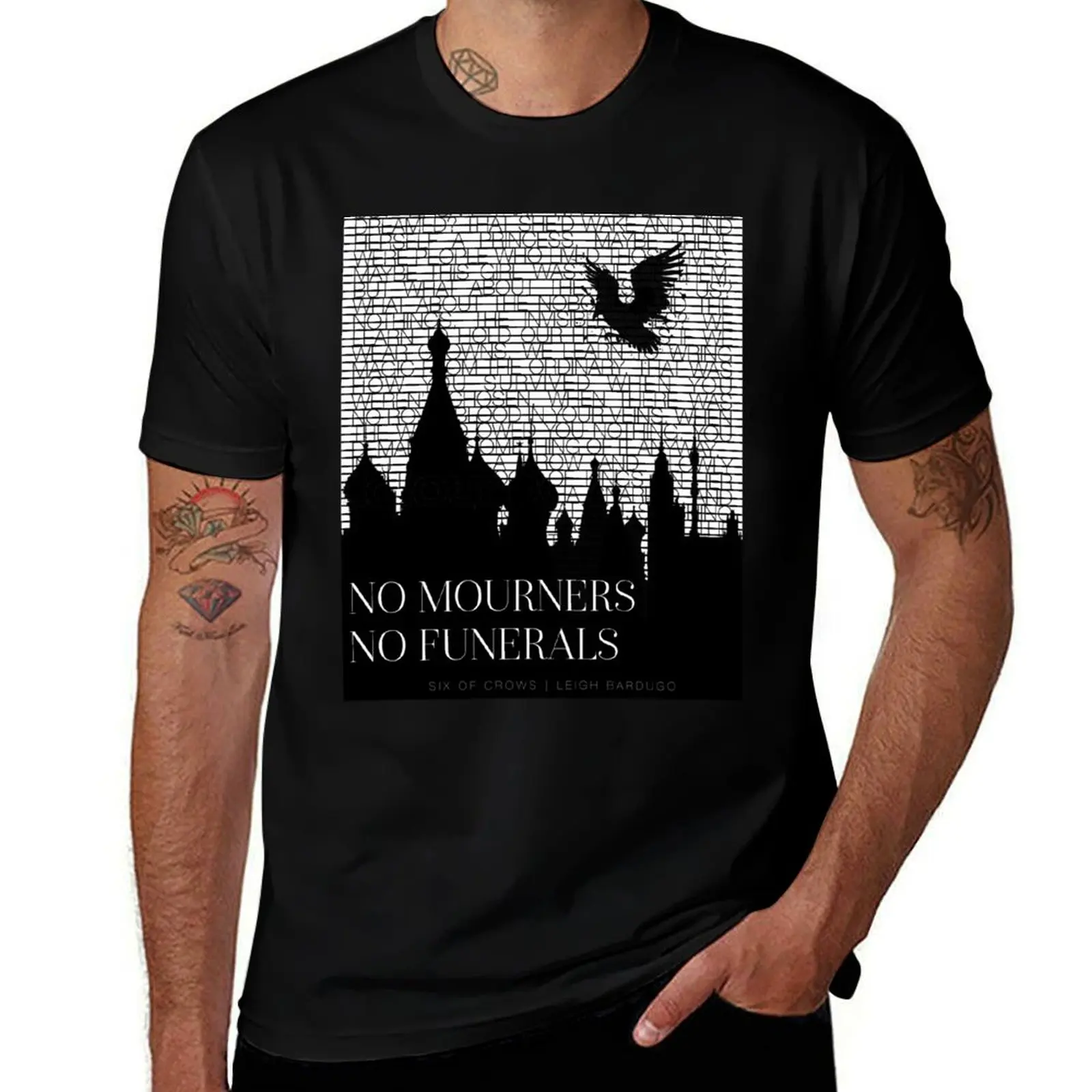 

Mourners, T-Shirt custom cotton tshirt No print Funerals No shirt 100% t
