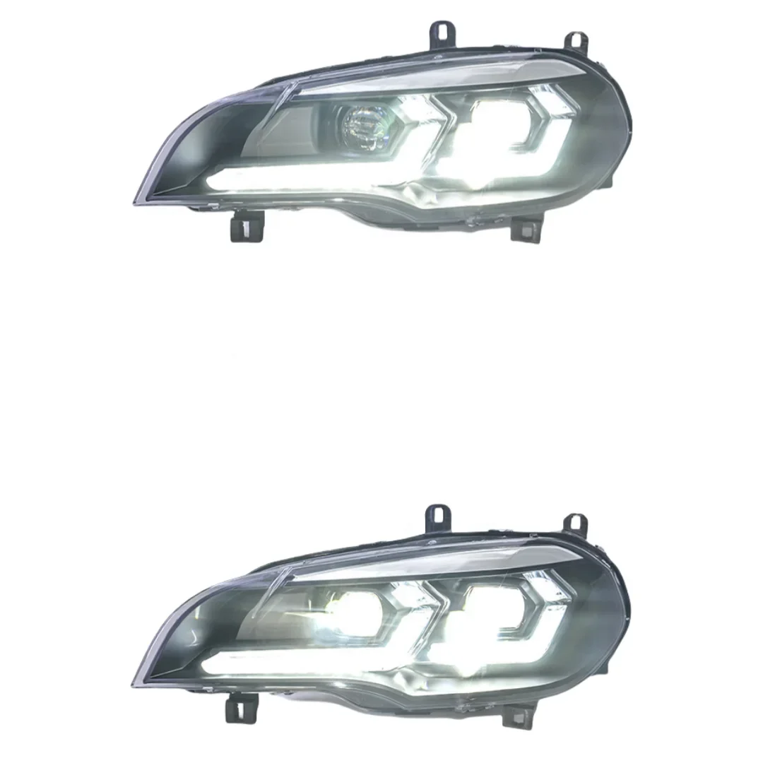 

For BMW X5 E70 2007 2013 dynamic turn signal assembly high beam DRL automotive parts LED headlights