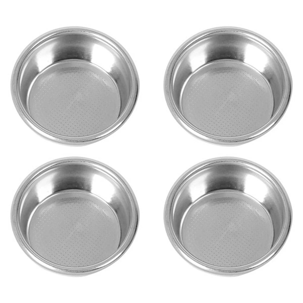 A84X-4Pack 54Mm Filter Basket For Breville Sage 870/875/878/880 54Mm Semi-Automatic Coffee Machine Bottomless Handle Filter view 2