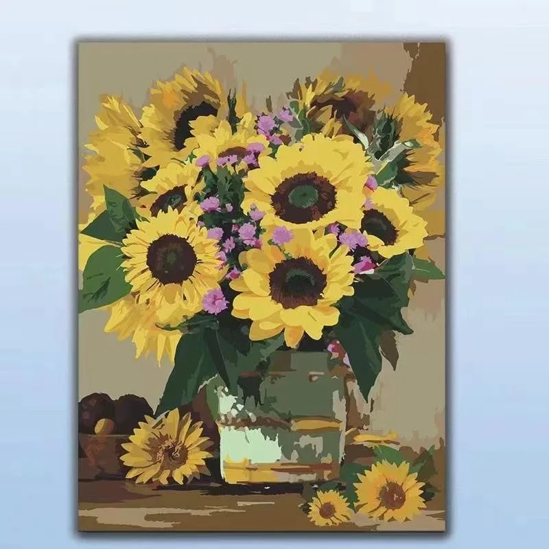 

1-0072 Beautiful Countryside Oil Painting with Frame
