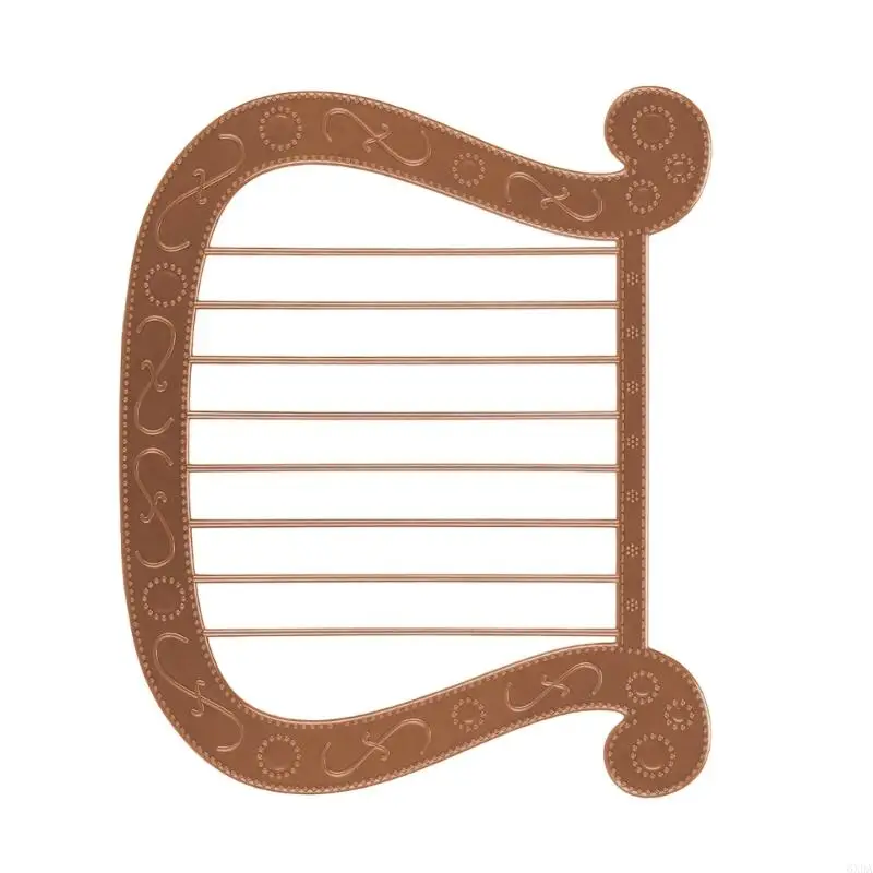 Plastic Simulated Harp for Cosplay Theater Productions and Family Activities 6XDA