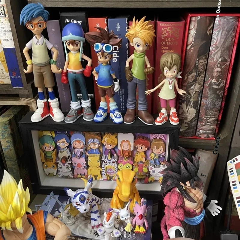 

In Stock Digimon Mature Full Set Taiyi Agumon Digital Monster Mimi Tachikawa Palmon Patamon Gabumon Handmade Desktop Ornament