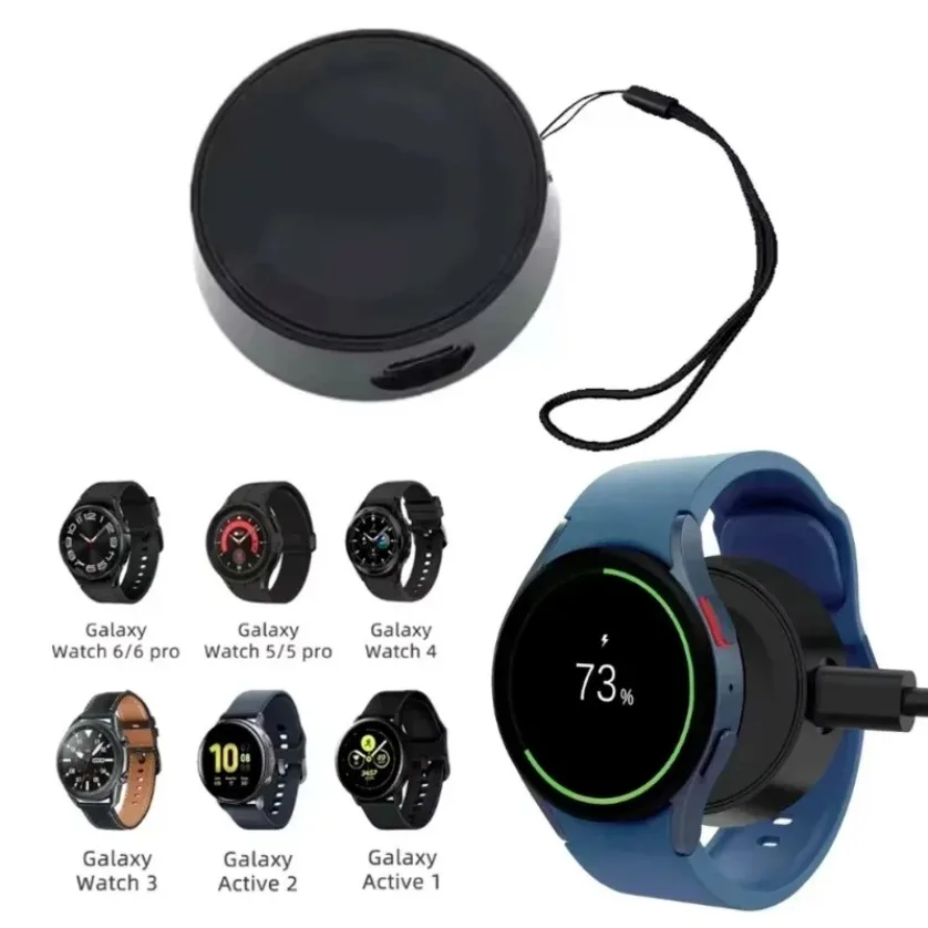 Drahtlose Uhr Lade Dock Tragbare Ladegerät Typ C Port Für Samsung Galaxy Uhr Ultra 8/76/5 klassische Pro/4/3 Aktive/2