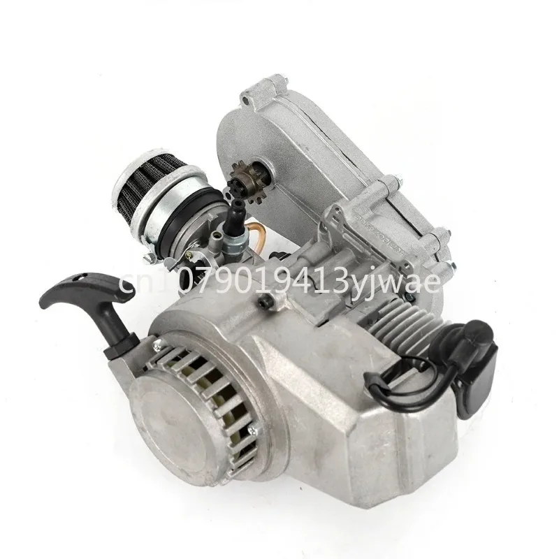 49CC 2 Stroke Engine Motor Pull Start Air Filter Gear Box for Pocket Bike Mini Dirt Bike ATV