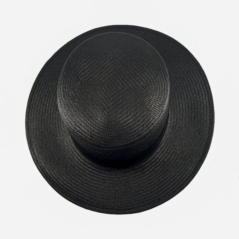 Summer High-quality Flat-Top Parisian Retro Sun Hats Black Straw Hat Luxury-brand Beach Dress Hat for Women Casquette Femme - AliExpress 200000297 Summer High-quality Flat-Top Parisian Retro Sun Hats Black Straw Hat Luxury-brand Beach Dress Hat for Women Casquette Femme - AliExpress 200000297