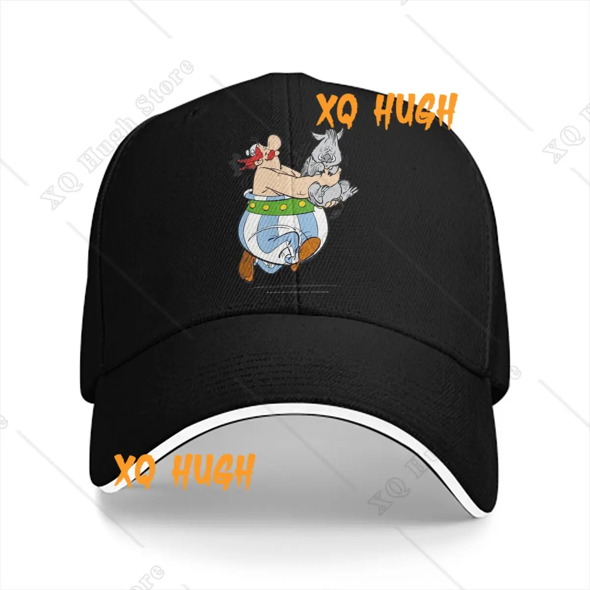 Asterix and Obelix Multicolor Hat Peaked Women's Cap Be Afraid Personalized Visor Protection Hats