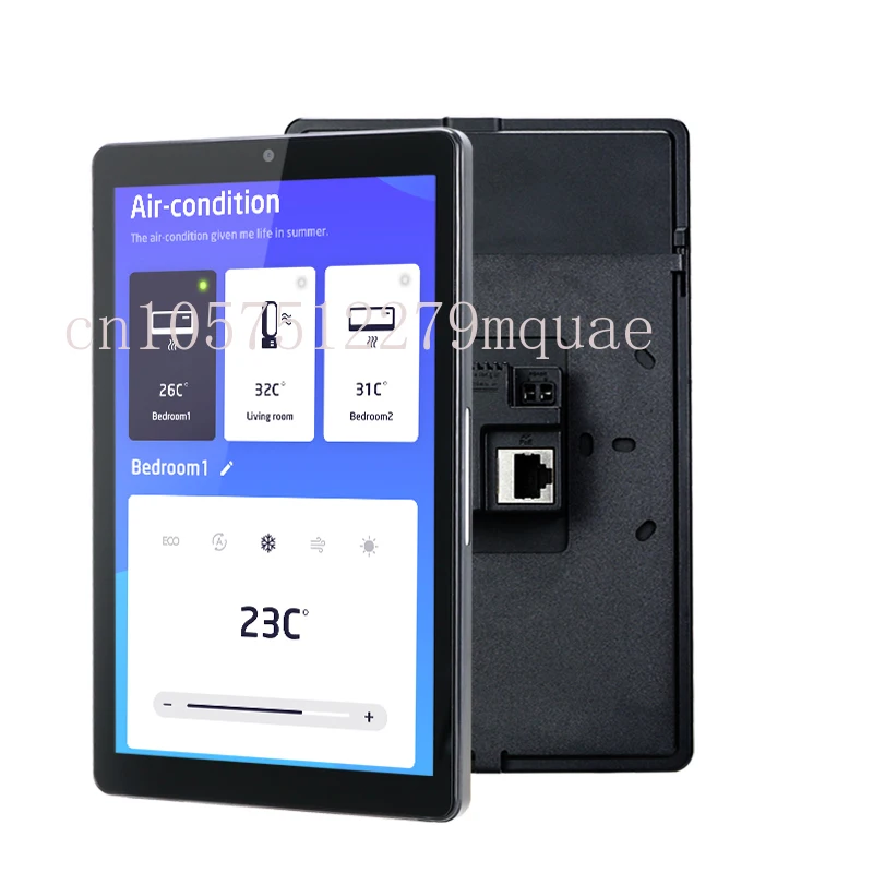 YC-SM08P New 8 inch Embedded control touch panel Android 11 tablet pc with rj45 poe