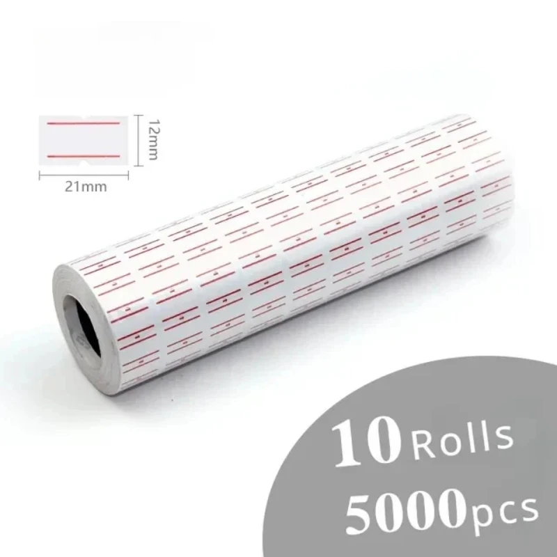 10 Rolls/5000pcs Price Labels MX-5500 Mark Stickers for Office Retail Shop Supermarket Grocery Store Organization Marking