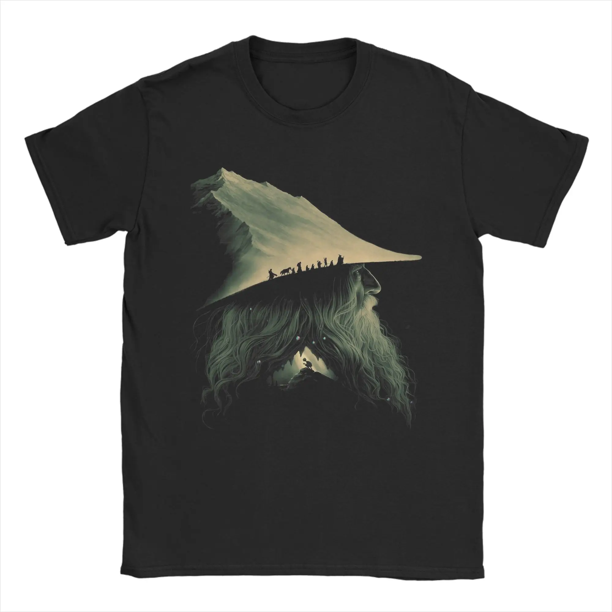 L-Lords Of The R-Rings T-Shirt Men  Fashion Pure Cotton Tee Shirt Round Neck Short Sleeve T Shirts Gift Tops